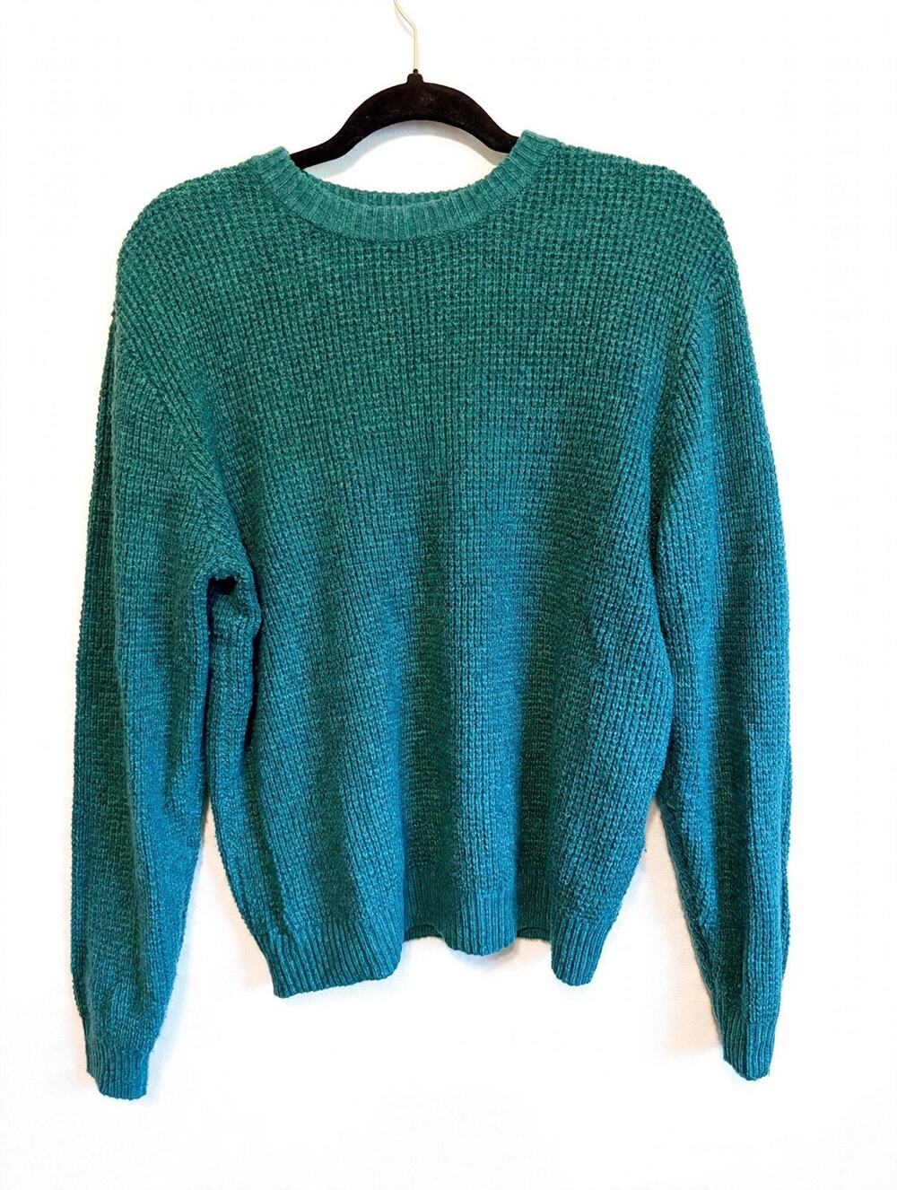 Abercrombie Kids Green Crewneck Pullover Sweater Long Sleeve Unisex 15-16Y